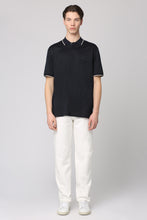 Load image into Gallery viewer, Short sleeve cotton blend polo shirt
