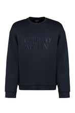 Load image into Gallery viewer, Embroidered logo crew-neck sweatshirt
