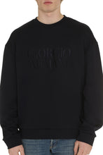 Load image into Gallery viewer, Embroidered logo crew-neck sweatshirt
