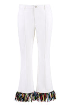 Load image into Gallery viewer, Cropped flared trousers
