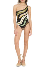 Load image into Gallery viewer, One-shoulder swimsuit
