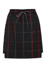 Load image into Gallery viewer, Check pattern wool skirt
