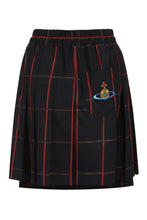 Load image into Gallery viewer, Check pattern wool skirt
