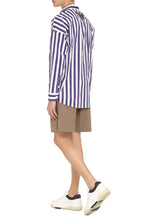 Load image into Gallery viewer, Sustainability Project - Striped cotton shirt
