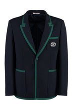 Load image into Gallery viewer, Wool single-breasted blazer
