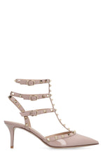 Load image into Gallery viewer, Rockstud Patent leather slingback pumps

