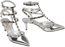 Load image into Gallery viewer, Rockstud patent leather slingback
