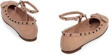 Load image into Gallery viewer, Rockstud leather ballet flats
