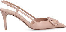 Load image into Gallery viewer, Valentino Garavani - VLogo Signature leather slingback pumps
