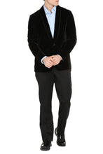 Load image into Gallery viewer, Single-breasted velvet jacket
