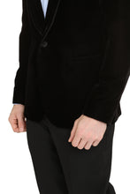 Load image into Gallery viewer, Single-breasted velvet jacket
