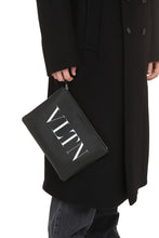 Load image into Gallery viewer, Valentino Garavani - VLTN leather flat pouch
