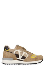 Load image into Gallery viewer, Vlogo Pace leather and fabric low-top sneakers
