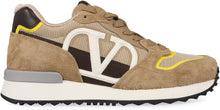 Load image into Gallery viewer, Vlogo Pace leather and fabric low-top sneakers
