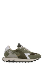 Load image into Gallery viewer, Leather and fabric low-top sneakers
