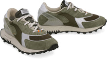 Load image into Gallery viewer, Leather and fabric low-top sneakers
