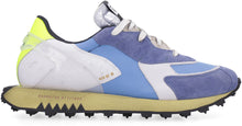 Load image into Gallery viewer, Leather and fabric low-top sneakers
