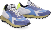 Load image into Gallery viewer, Leather and fabric low-top sneakers
