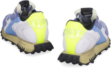 Load image into Gallery viewer, Leather and fabric low-top sneakers

