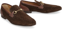 Load image into Gallery viewer, Jordaan suede loafers with horsebit
