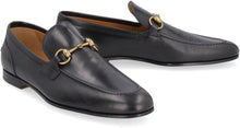 Load image into Gallery viewer, Jordaan leather loafers with horsebit
