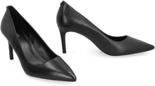 Load image into Gallery viewer, Alina leather pointy-toe pumps
