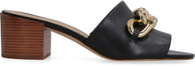 Load image into Gallery viewer, Scarlett leather mules
