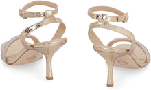 Load image into Gallery viewer, Carrie metallic leather sandals
