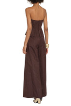 Load image into Gallery viewer, Woodgrain corset top
