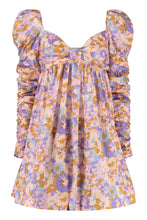 Load image into Gallery viewer, Violet Dress with floral print
