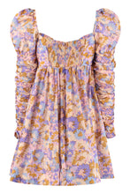 Load image into Gallery viewer, Violet Dress with floral print
