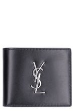 Load image into Gallery viewer, East/West leather wallet with logo
