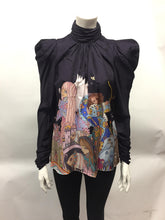 Load image into Gallery viewer, Printed silk blouse
