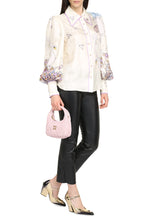 Load image into Gallery viewer, Celestial Blouson printed silk shirt
