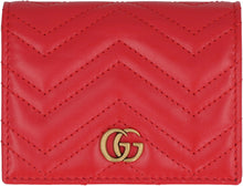 Load image into Gallery viewer, GG Marmont quilted leather card holder
