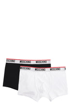 Load image into Gallery viewer, Set of two cotton trunks with logoed elastic band
