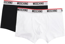Load image into Gallery viewer, Set of two cotton trunks with logoed elastic band
