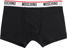 Load image into Gallery viewer, Set of two cotton trunks with logoed elastic band
