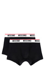 Load image into Gallery viewer, Set of two cotton trunks with logoed elastic band
