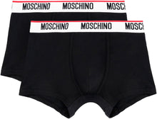 Load image into Gallery viewer, Set of two cotton trunks with logoed elastic band
