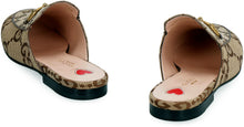 Load image into Gallery viewer, Princetown slippers with horsebit detail
