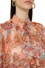 Load image into Gallery viewer, Kaleidoscope ruffled shirt
