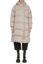 Load image into Gallery viewer, Rhoda long hooded down jacket
