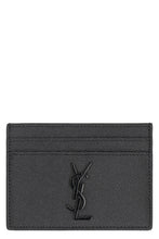 Load image into Gallery viewer, Cassandre logo detail leather card holder
