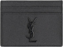 Load image into Gallery viewer, Cassandre logo detail leather card holder
