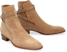 Load image into Gallery viewer, Jodhpur suede ankle boots
