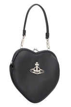 Load image into Gallery viewer, Belle Heart Frame pebbled leather clutch
