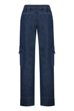 Load image into Gallery viewer, Denim cargo-trousers

