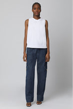 Load image into Gallery viewer, Denim cargo-trousers
