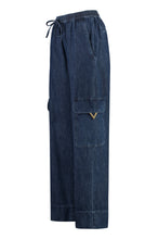 Load image into Gallery viewer, Denim cargo-trousers
